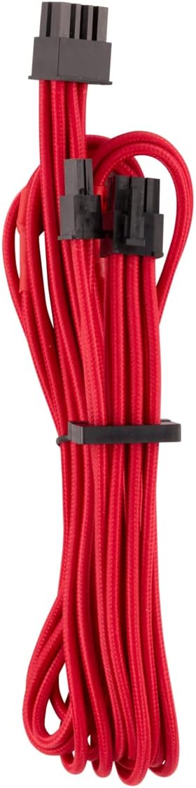 Corsair Premium Sleeved Netzteil Pro-Kabel-Set Typ4 (Generation 4-Serie) Rot Pro-Set Rot, Pro-Set Ro