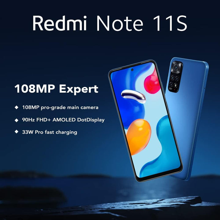 Xiaomi Redmi Note 11S Smartphone,6GB RAM 64GB ROM, 6,43 Zoll AMOLED DotDisplay, MediaTek Helio G96 P