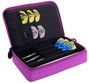 ONE80 The Dartbox Dart Chase D Box Darttasche für Darts Dart Wallet Dart Cases Violett, Violett