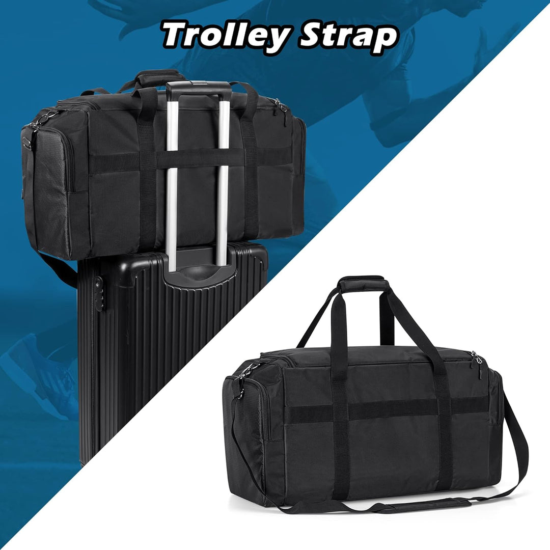 DSLEAF Sneaker Tasche & Sporttasche, Schuhtasche mit 3 verstellbaren Trennwänden für Kleidung und La