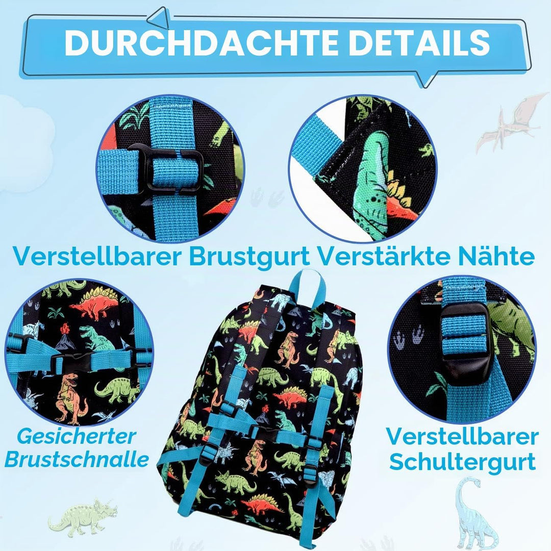 VASCHY Rucksack für Kinder, niedlich, Jungen, wasserdicht, leicht, Kindergarten, Schulranzen, Mädche