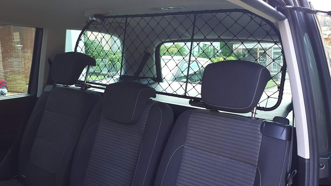 ERGOTECH Trennnetz Trenngitter kompatibel mit SEAT Alhambra, RDA65-XXL, für Hunde und Gepäck. Sicher