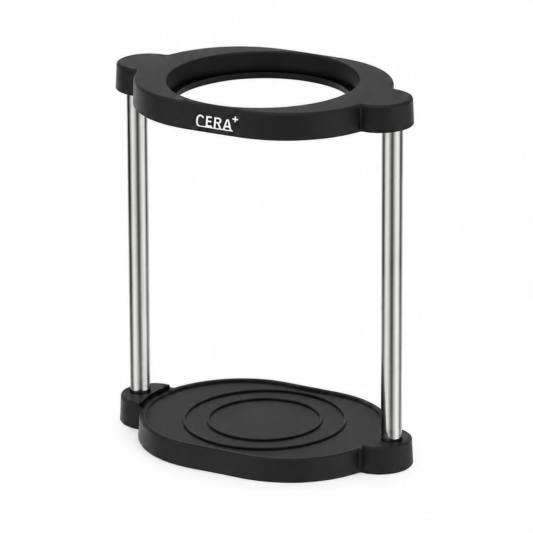 CERA+ Kaffeeständer mit schwerer Basis,tragbar für Espresso&amp;Pour Over,Rutschfester klappbarer Drippe