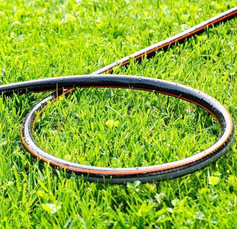 Gartenschlauch Schlauch Wasserschlauch Carbon 4 lagig Bewässerungsschlauch UV-beständig (1", Länge 2