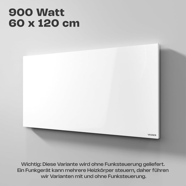 VASNER Citara M RX Funk Infrarotheizung - Infrarot Heizpaneel 300-1100 Watt - Infrarot Wandheizung E
