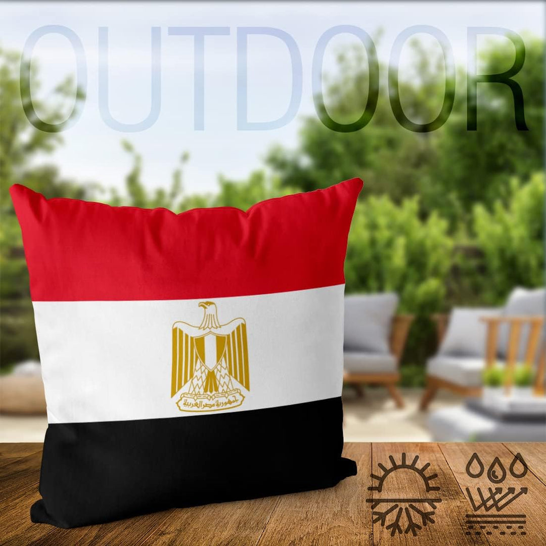 VOID Ägypten Egypt Polyester Kissenbezug Flagge Fahne Fan-Kissen Kissenhülle Outdoor Indoor Bunt, Ki