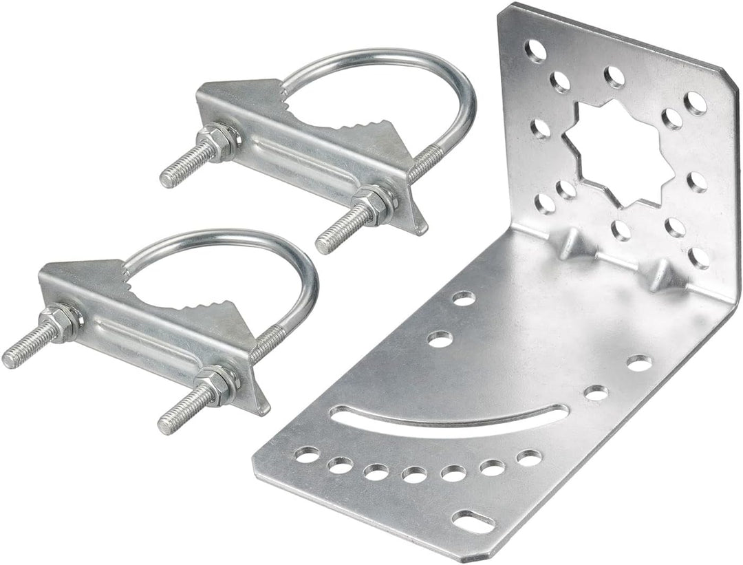 Eightwood L Kiefer Antennenhalter mit U-Schrauben Einstellbare Winkelhalterung Anti-Rost Fertiger An