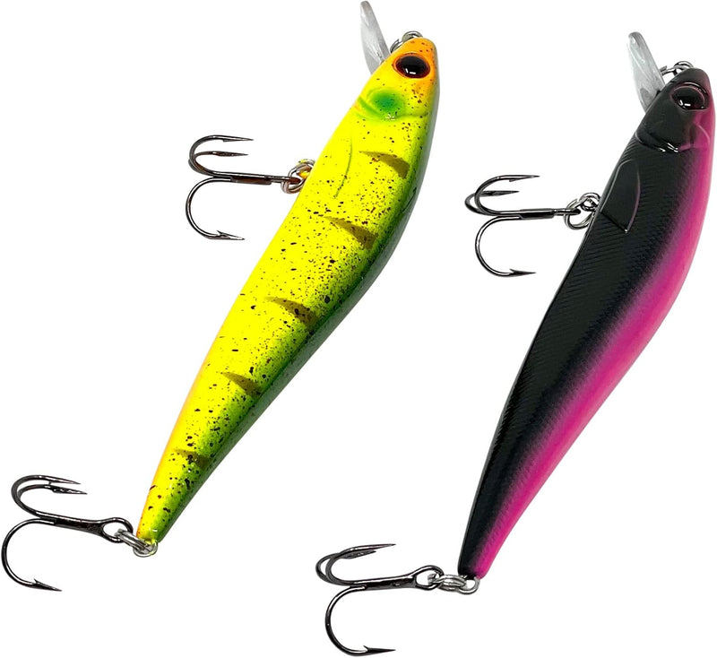 Zanderfang Zander Wobbler Set – Kunstköder TAUMLER flachlaufend – Angelköder 11cm in 14,5g – Zanderw