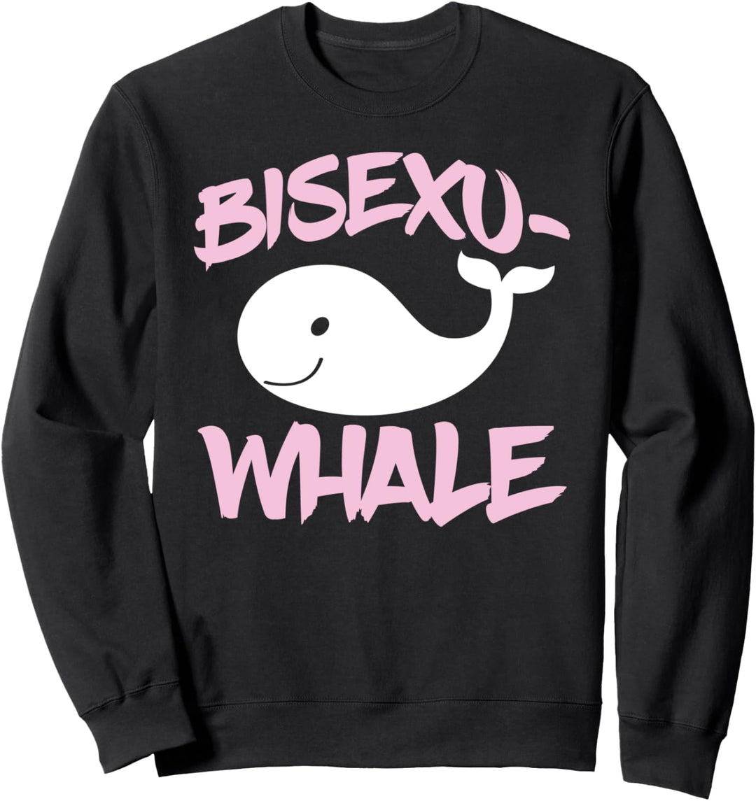 Bisexuwhale Bisexueller Wal Bisexuell Sweatshirt