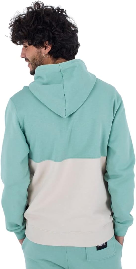 Hurley Herren M Oceancare Block Party Pullover Sweatshirt M Cilantro, M Cilantro