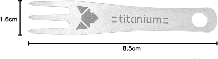 FENNEK Titan Pieker XL | in hochwertigem Lederetui | Made in Germany | Perfekt für Camping, Zelten,