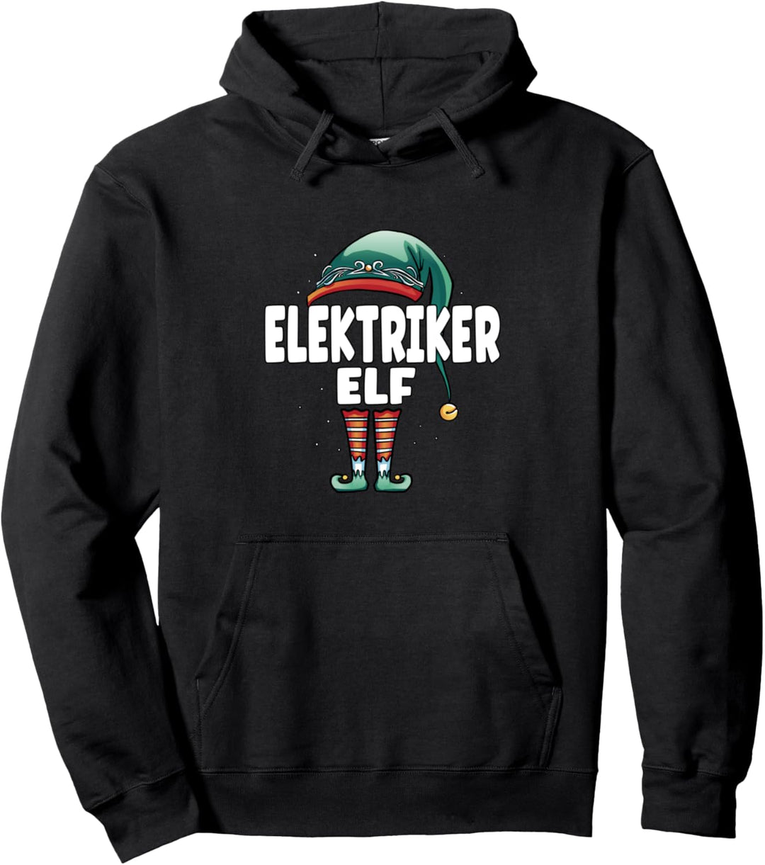 Elektriker Elf Partner Look Familie Outfit Weihnachten Pullover Hoodie