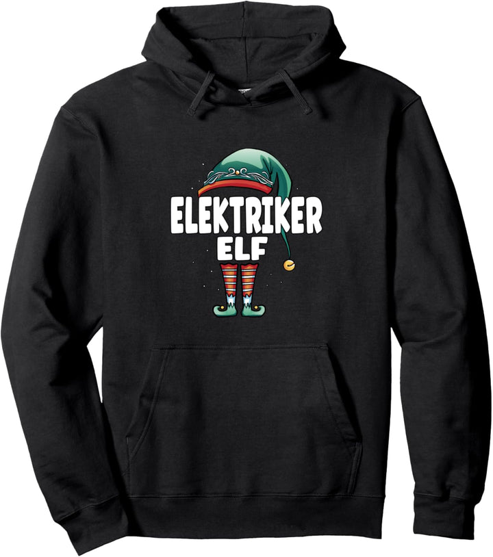 Elektriker Elf Partner Look Familie Outfit Weihnachten Pullover Hoodie