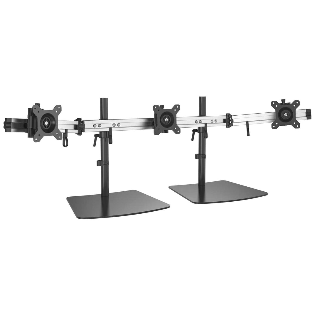 HFTEK 3-Fach-Monitor Tisch Stand Ständer Halterung Halter Tischhalterung für DREI Bildschirme von 15