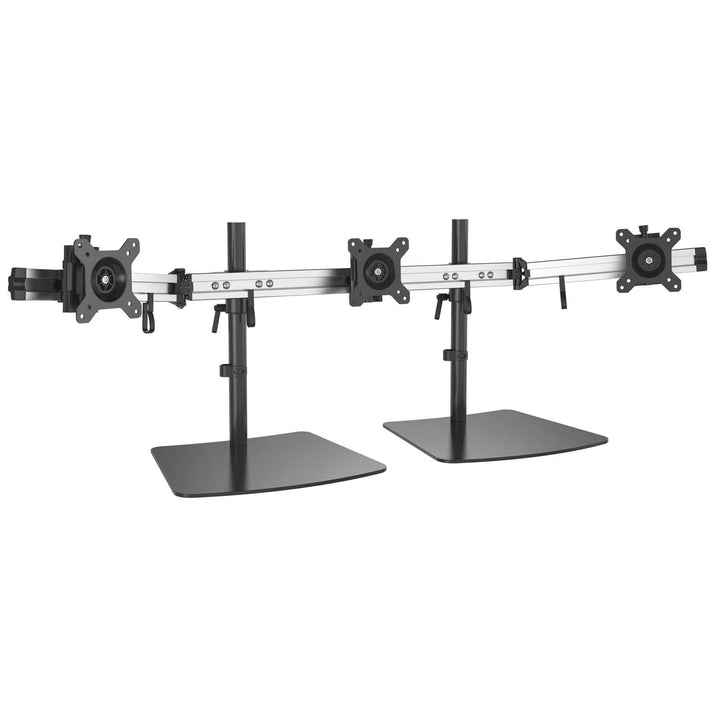 HFTEK 3-Fach-Monitor Tisch Stand Ständer Halterung Halter Tischhalterung für DREI Bildschirme von 15