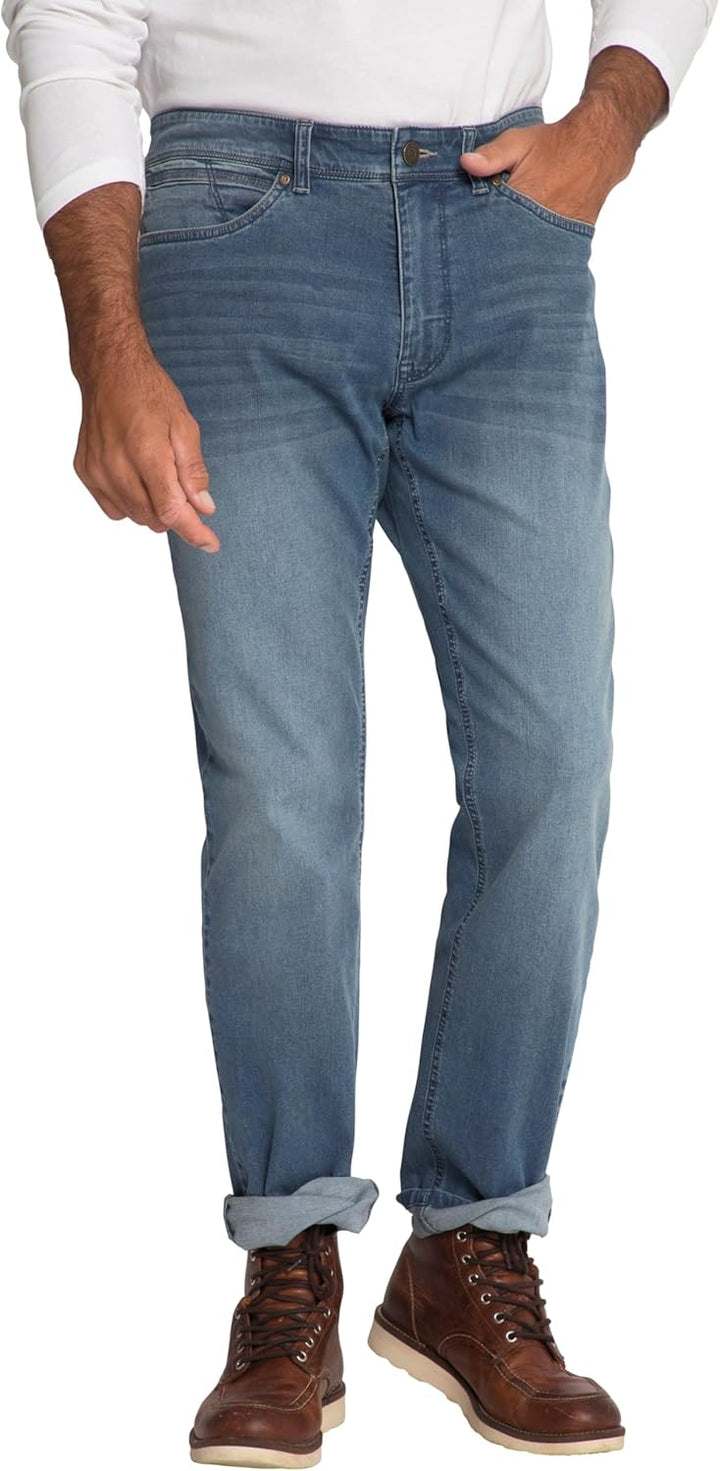 JP 1880 Herren Jeans Lightweight Jeans 5-Pocket, Regular Fit, Bauchfit 54 Blue Denim, 54 Blue Denim