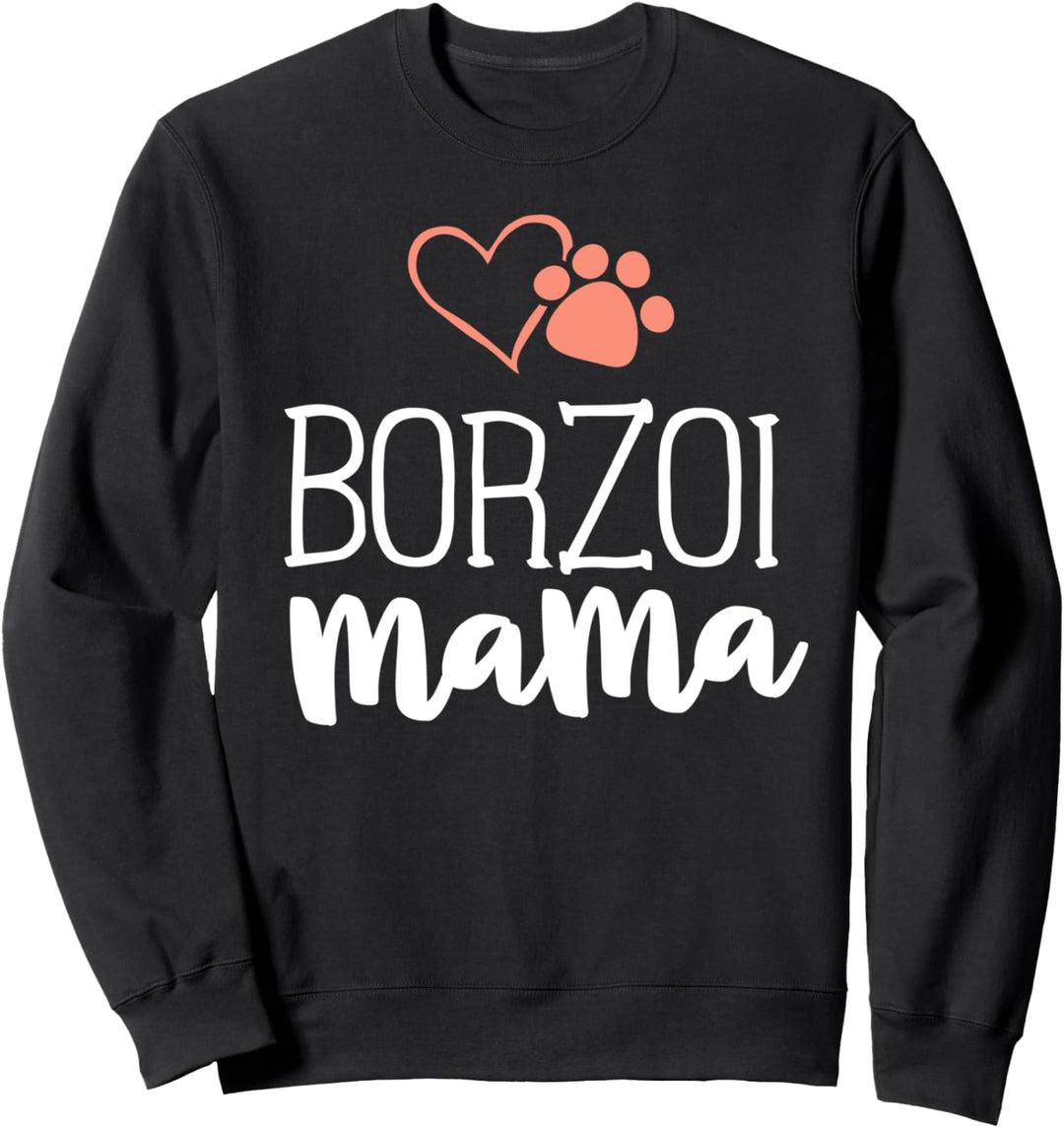 Borzoi Mama Shirt Dog Owner Gifts For Women Mothers Day Sweatshirt