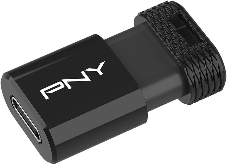 PNY 64GB Elite-X Fit Type-C USB 3.2 Flash-Laufwerk - Erweiterte Leistung bis zu 200MB/s Lesen, prakt