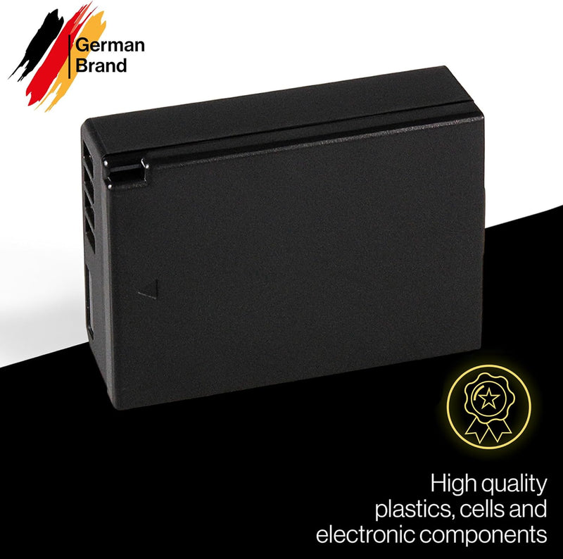 PATONA Protect V1 (2X) Ersatz für Akku Canon LP-E10 (echte 1020mAh) mit NTC-Sensor und V1 Gehäuse ko