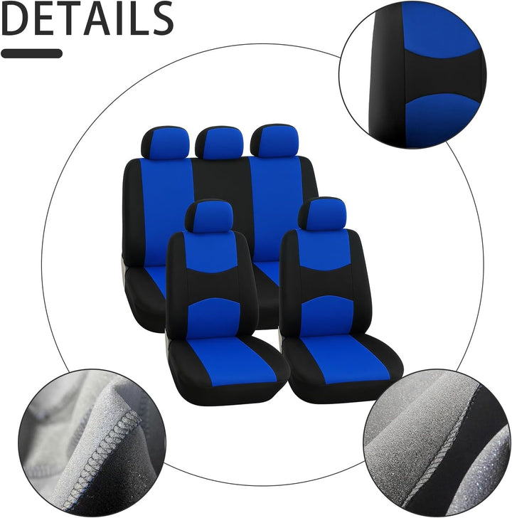 Universal Autositzbezüge Set, Autositzbezüge, Sitzbezüge Auto Für 5 Sitzer, Schonbezüge für Autositz