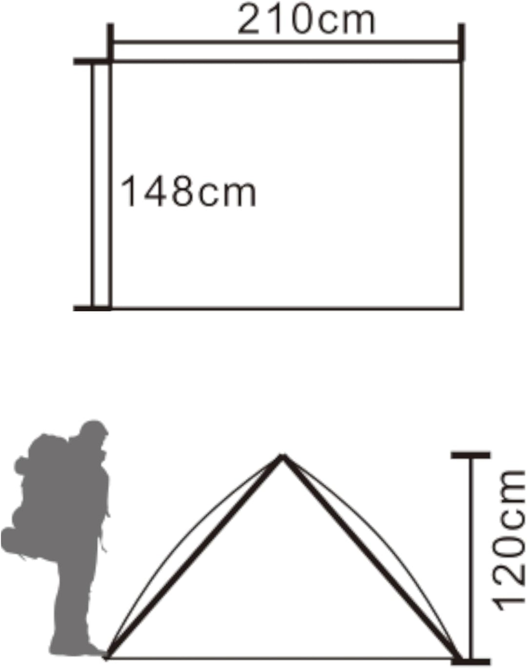 BARGA | Quick-Set-Up Strandmuschel | Instant-Frame Konstruktion