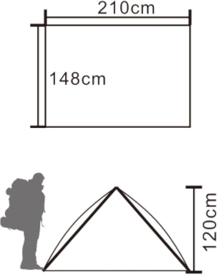 BARGA | Quick-Set-Up Strandmuschel | Instant-Frame Konstruktion