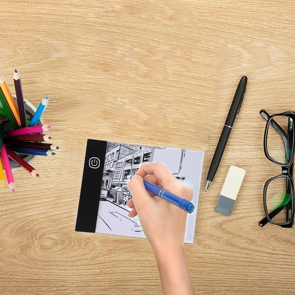 Led Licht Pad, Leuchttisch A6 Dimmbar Leuchtplatte Kit Ultradünnes Tablet Zeichnung Skizzieren Wiede