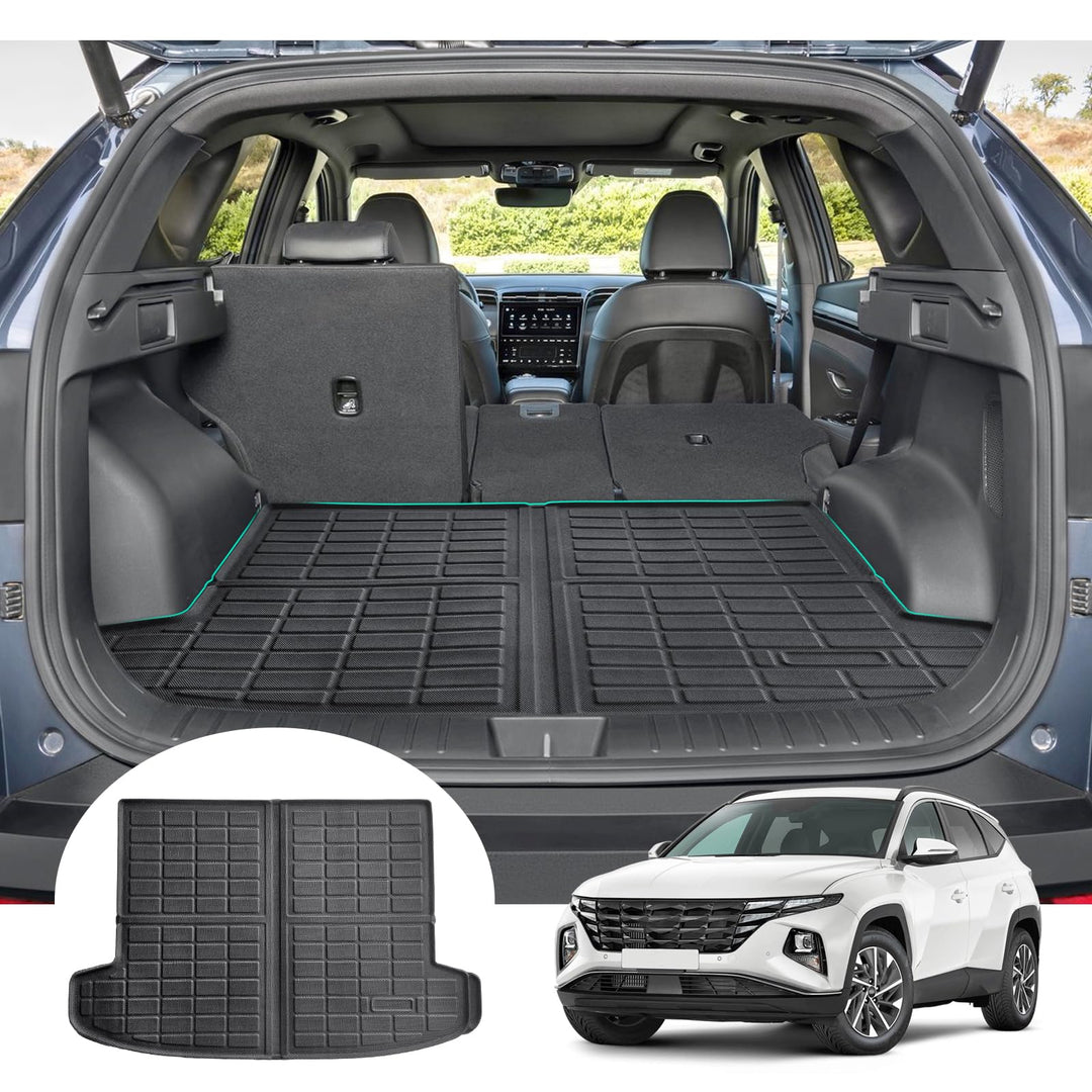 GAFAT Kompatibel mit Hyundai Tucson NX4 IV 2021-2024 2025 Kofferraummatte, Leicht zu Falten, Tucson