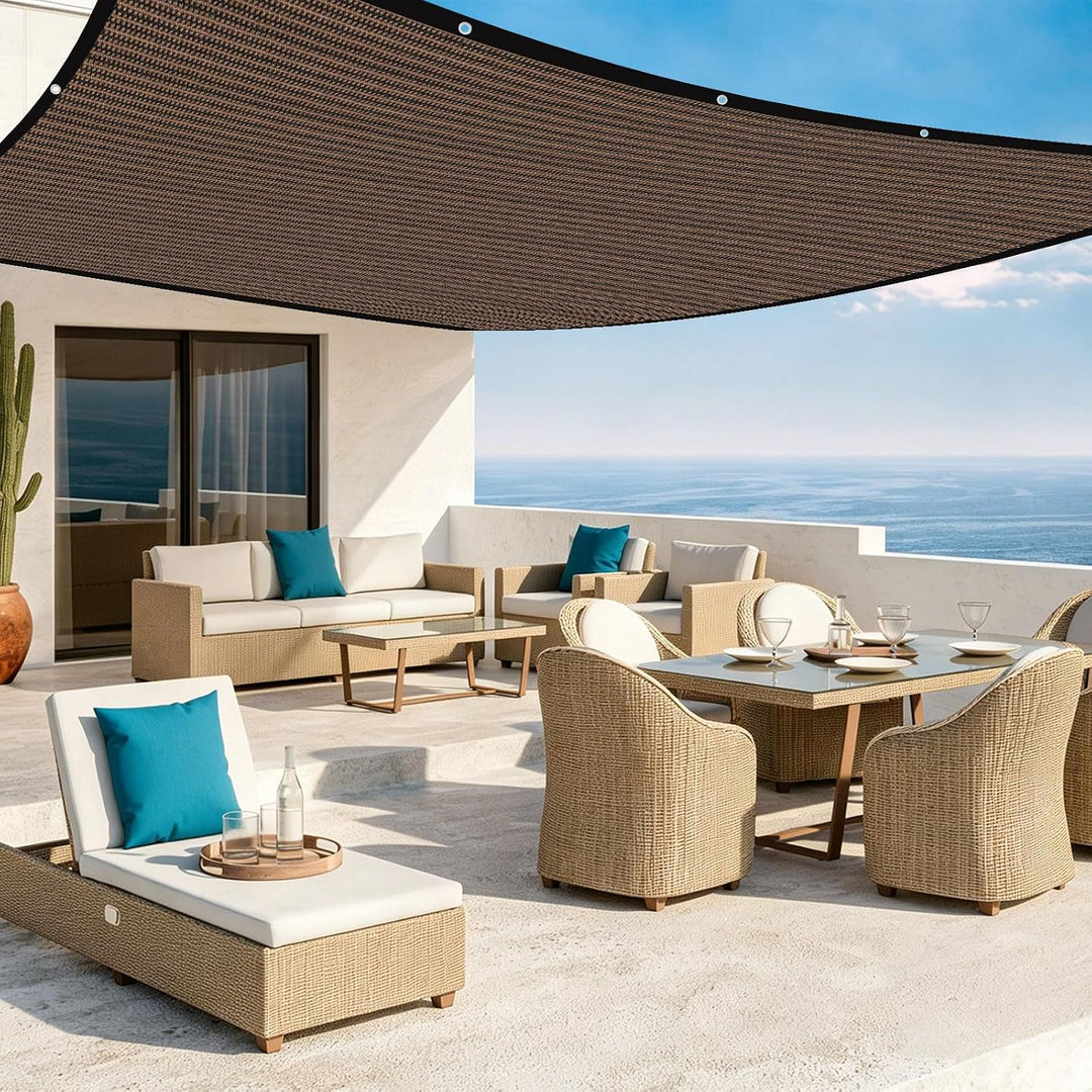 Garten Schattierungsnetz Schattiernetz,Shade Cloth mit Ösen 80% UV-Beständiges,für Garten Pflanze Ge