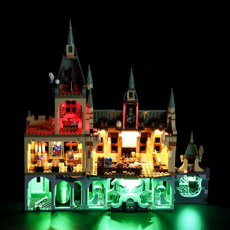 GEAMENT Licht-Set Kompatibel mit Lego Harry Potter Schloss Hogwarts Kammer (Hogwarts Chamber of Secr