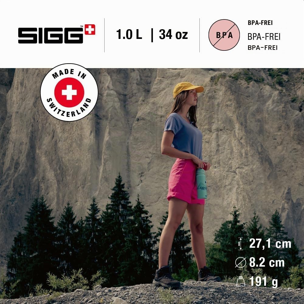 Sigg - Alu Trinkflasche - WMB ONE - Made in Switzerland - ClimatePartner Zertifiziert - Kohlensäure