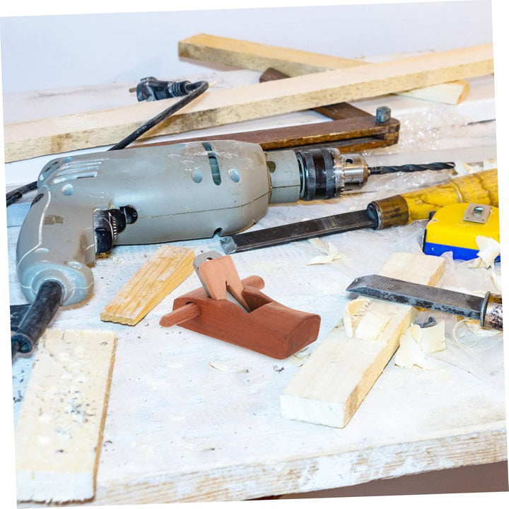 jojofuny Kleiner Handhobel Holzhandhobel Mit Verstellbarer Klinge Flache Hobelbreite 95mm Leichtes H