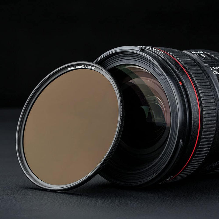 JJC 72 mm ND1000 Filter (10 Stop ND), Neutraldichteobjektivfilter, ultradünn, mehrfach beschichtet,