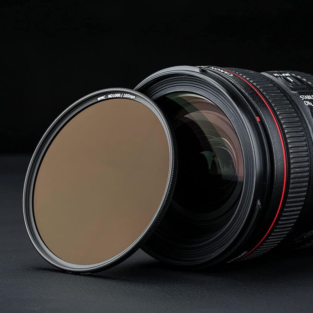 JJC 67 mm ND1000 Filter (10 Stop-ND), Neutraldichteobjektivfilter, ultradünn, mehrfach beschichtet,