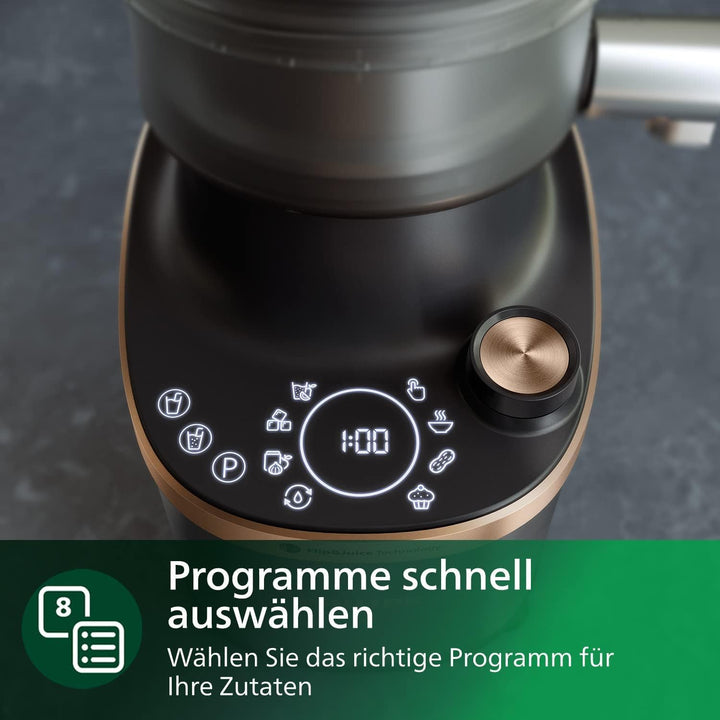 Philips Flip&Juice Hochleistungsmixer der 7000 Serie mit Entsaftermodul, Flip&Juice-Technologie, Pro