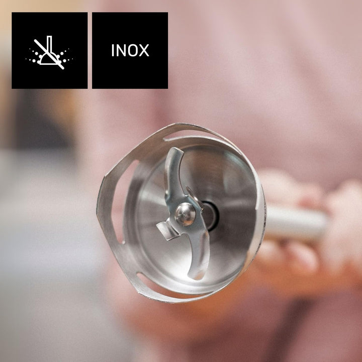 Taurus Bapi 1200 Inox Handmixer, 1200 W, Schneebesen und Schneebesen, ergonomischer Griff 1200 W Ede