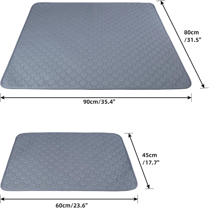 igadgitz home U7262 Wiederverwendbare PIPI Matte Hund, Welpenunterlagen Waschbar, Hygieneunterlage H