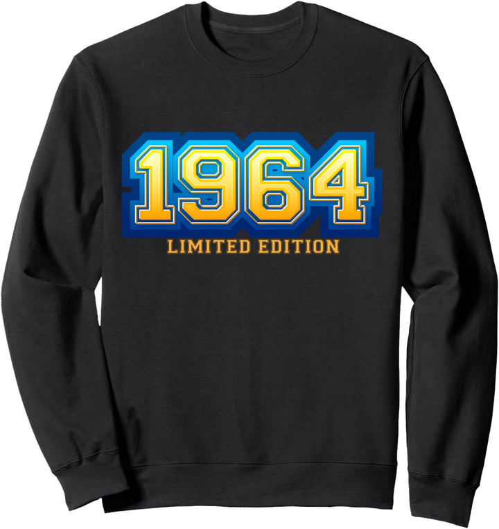 60. Geburtstag Mann Frau 60 Jahre 1964 Deko Lustig Geschen Sweatshirt