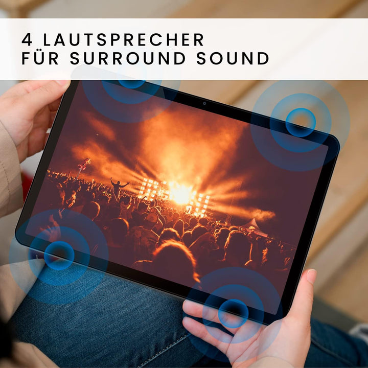 SPC Gravity 4 Plus – Tablet 11" Full Laminated, Octa-Core 2 GHz, 8 GB RAM, 128 GB Speicher, ultrafla