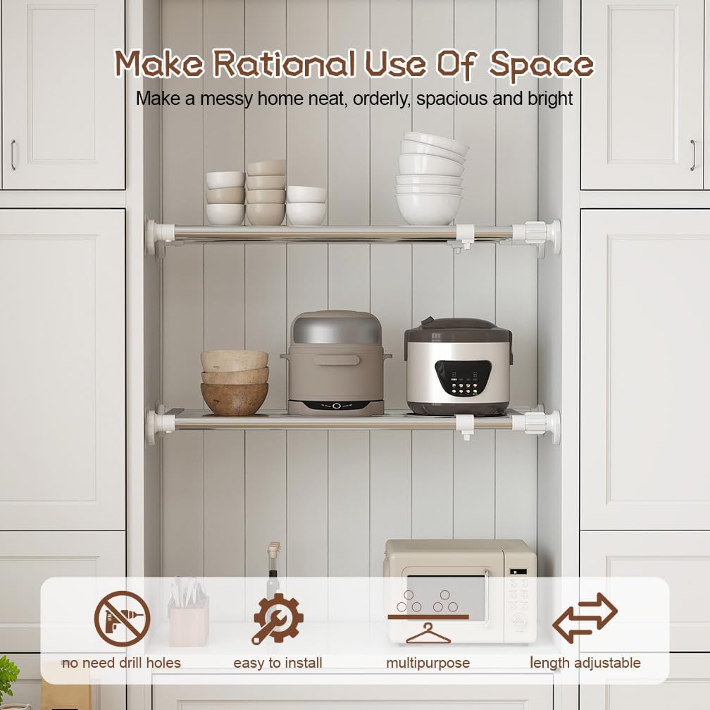 Hershii Ausziehbar Garderobensystem Einziehbar Schrank Trennwand Regaltrenner Schrankteiler Regaltei