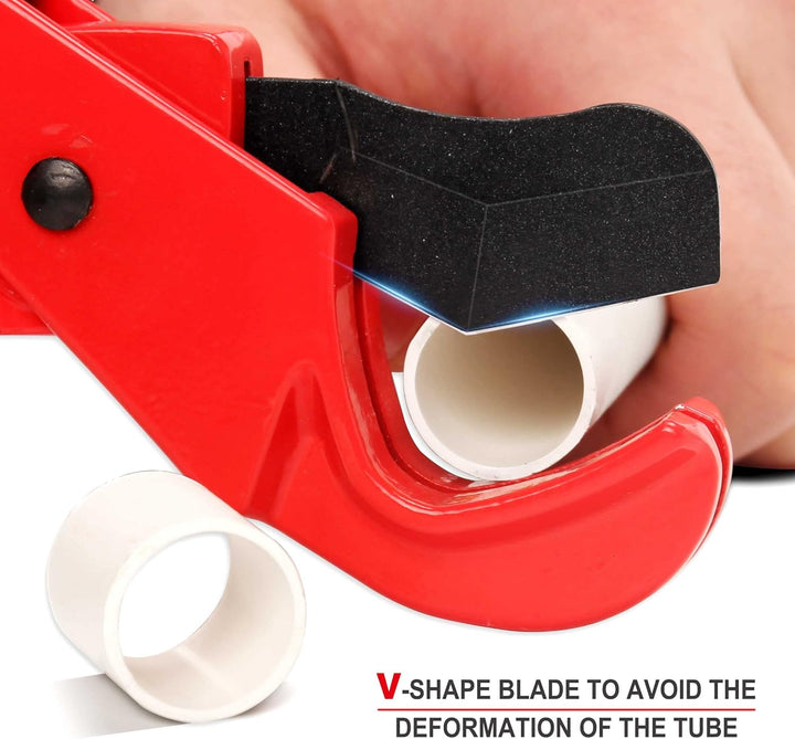 HAUTMEC PEX-Rohr- und Schlauchschneider zum Schneiden von 36 mm PVC-, CPVC-, PPR-, PEX-, Gummischläu