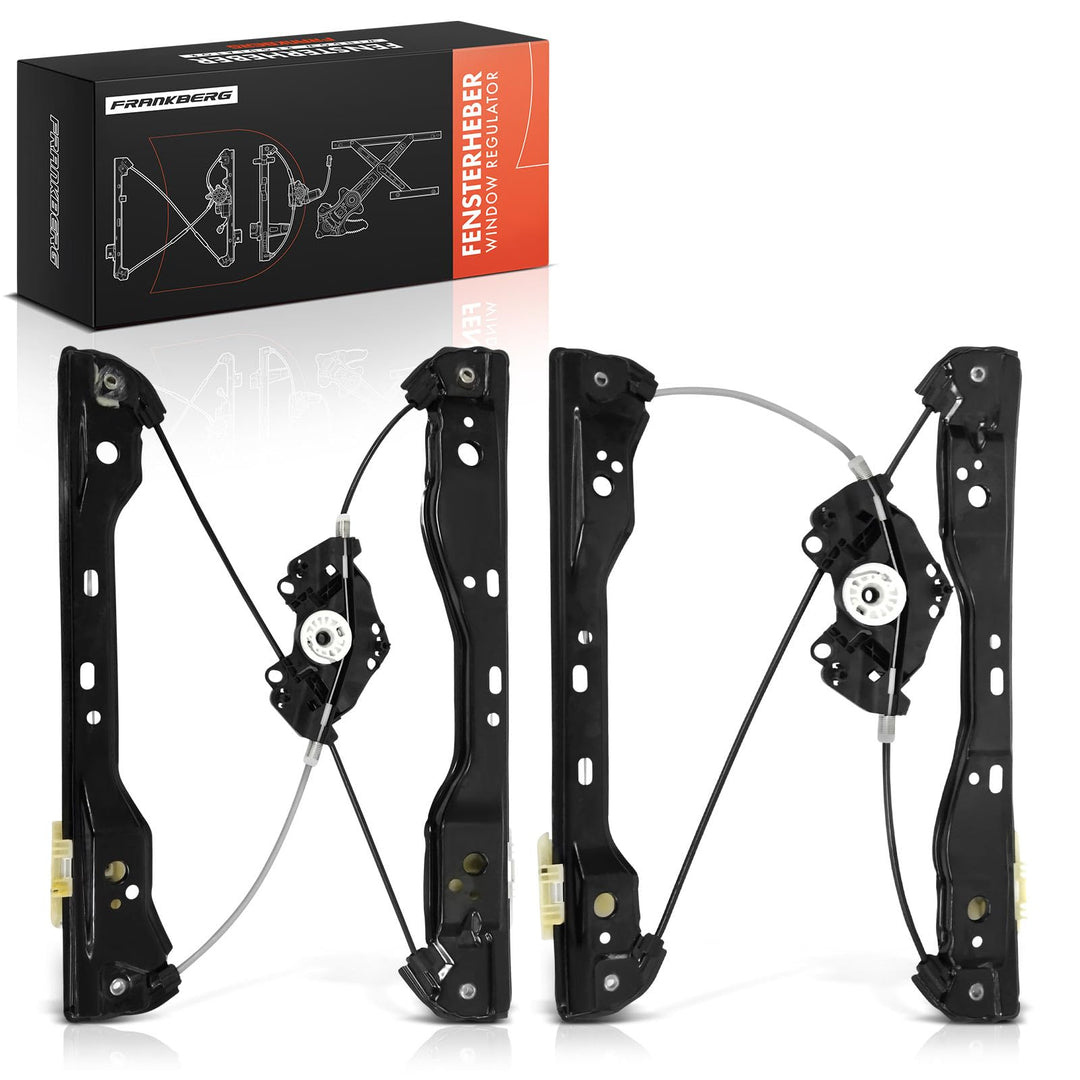 Frankberg 2x Fensterheber Fensterhebermechanik Vorne Links Rechts 31349486 | Kompatibel mit S60 II C
