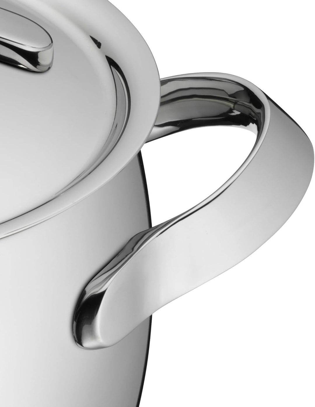 WMF Concento Kochtopf gross 20cm, Metalldeckel mit Dampföffnung, Fleischtopf Induktion 4l, Cromargan