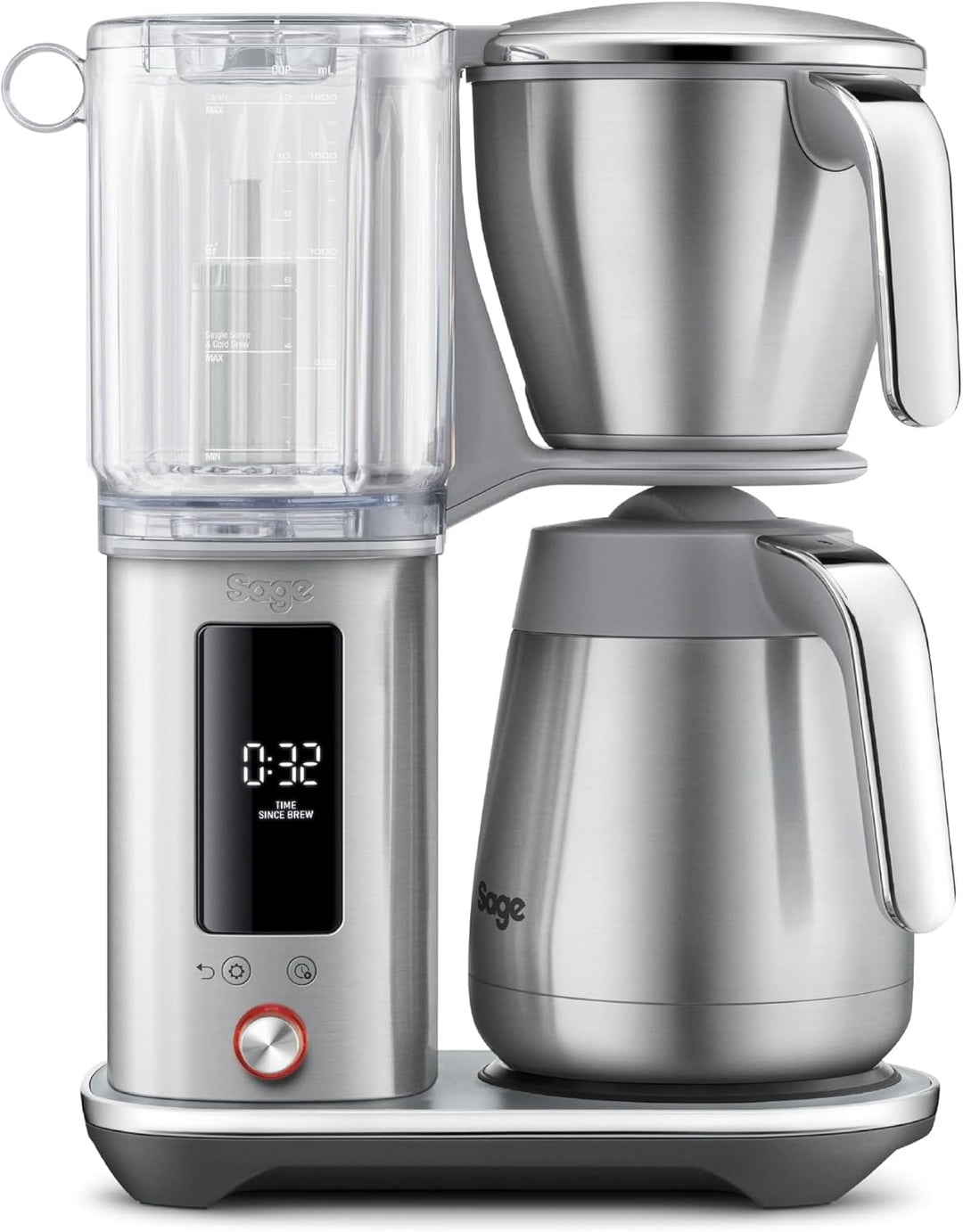 Sage - The Luxe Brewer Thermal - Ein-Tasten-Präzision, SCA Gold-Tassen-Standard, Doppelwandige Karaf