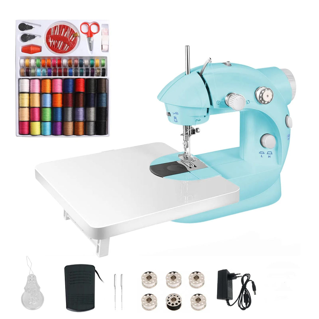 LetCart 202A Elektronische Nähmaschine, Mini-Nähmaschine, Tragbare Mini Nähmaschine mit 99 Stück Näh