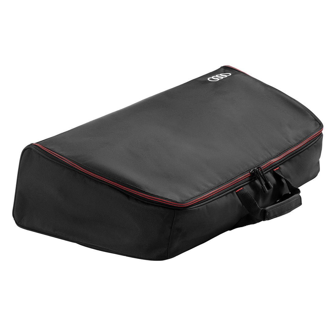 Audi 89A071073 Gepäckraumtasche Aufbewahrungstasche Kofferraumtasche, mit Ringe Logo