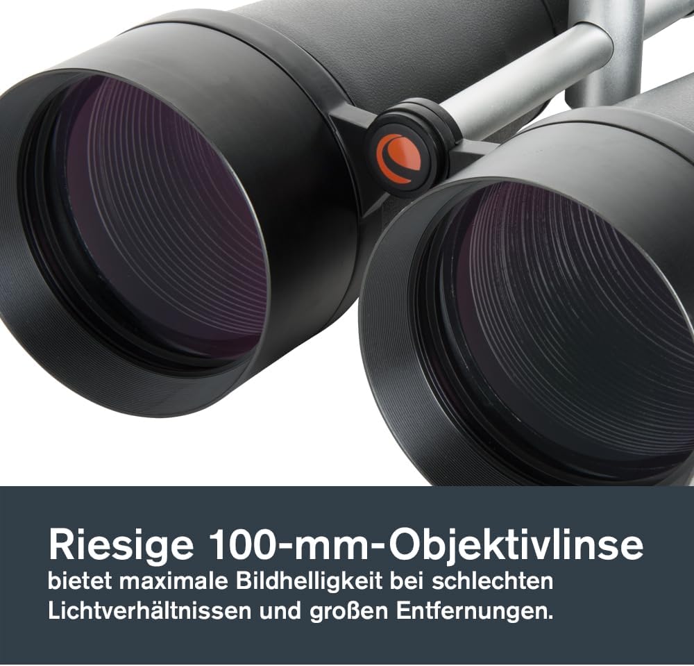 Celestron 71017 SkyMaster 25 x 100 mm Porroprismen-Fernglas mit mehrfach vergütete Linse, BaK-4 Pris
