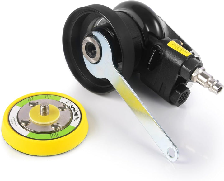 Druckluft Exzenterschleifer 75mm (3"), 10000 RPM, Profi mini Druckluftschleifer Schleifmaschine Poli
