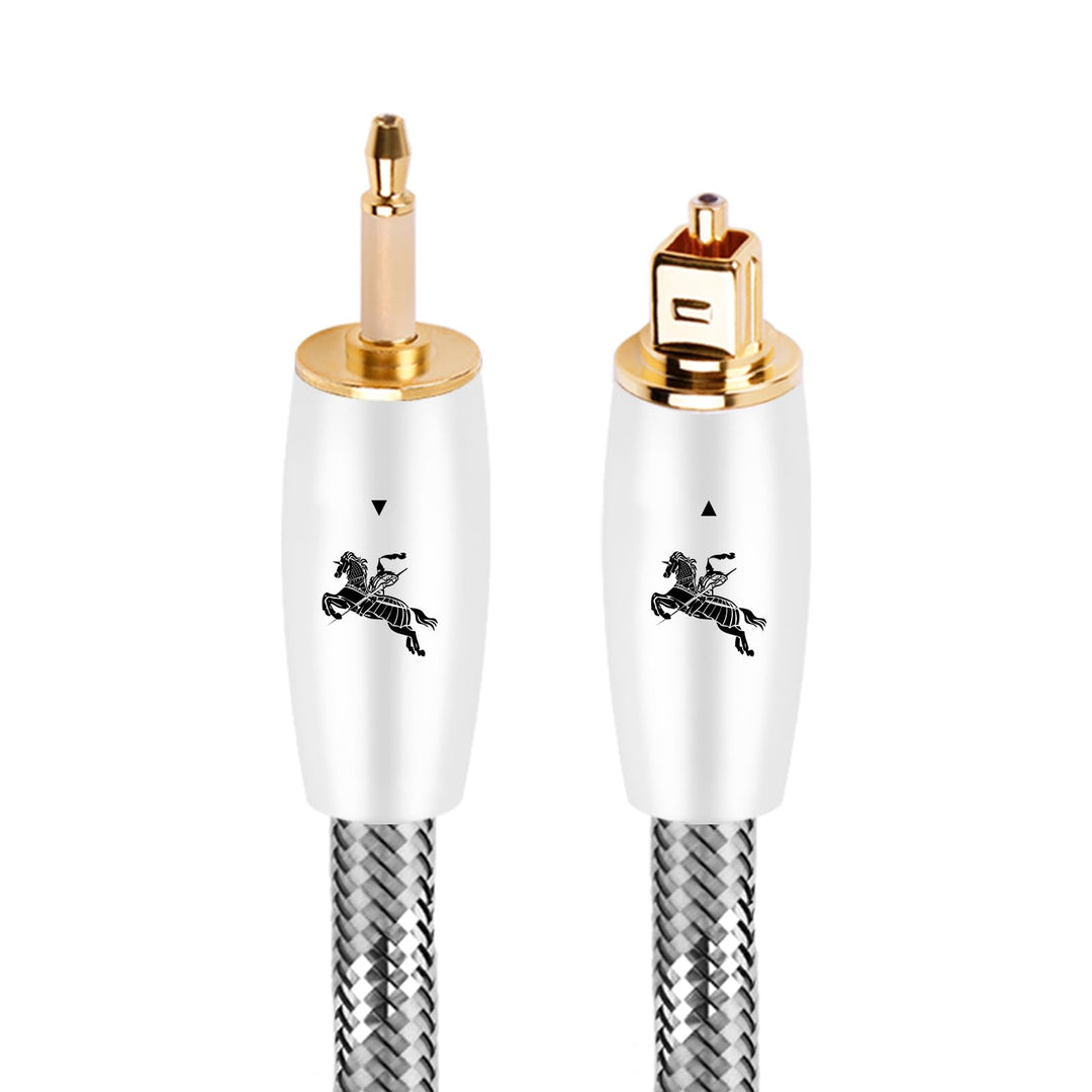 Impeto Mini Toslink auf Toslink Kabel 2M Optisches Digital Audiokabel Optical Audio Kabel 3,5 (Nicht