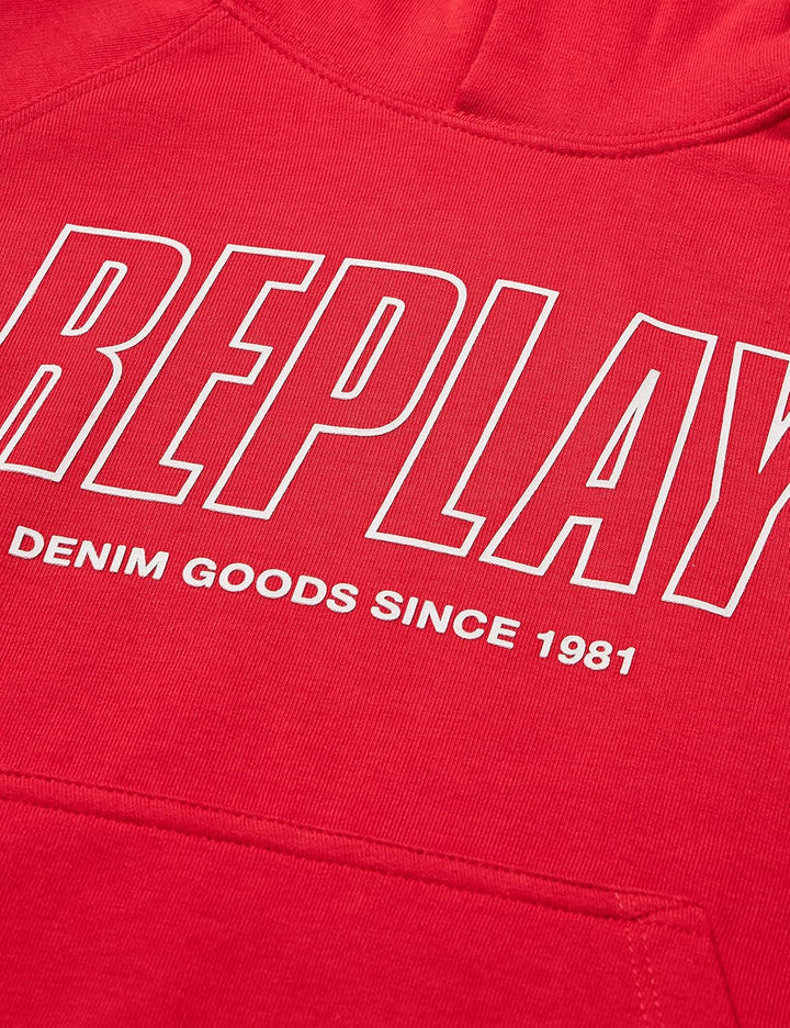 Replay Jungen Kapuzenpullover 4 Jahre 559 Geranium Red, 4 Jahre 559 Geranium Red